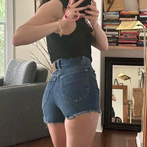 Vintage Lee Riders cut off shorts